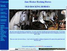 Tablet Screenshot of oldrockinghorses.com